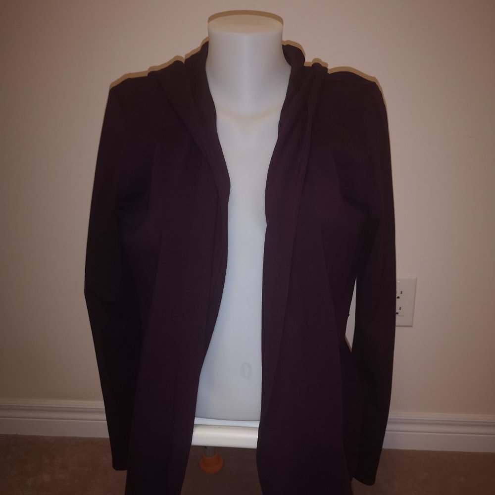Cassis Cotton Hooded Cardigan